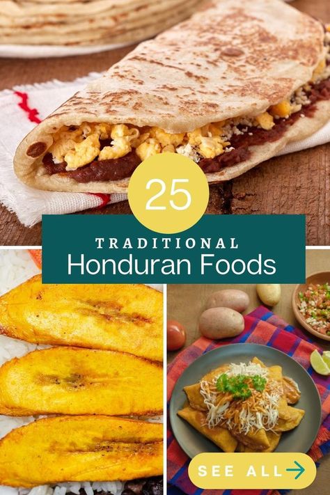 American Cuisine Recipes, Honduras Food, Honduran Recipes, Salvadorian Food, Cultural Food, Food History, Latin Food, Caribbean Recipes, Carne Asada