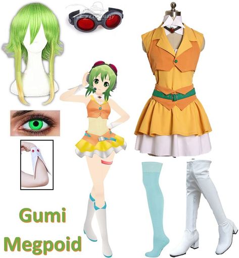 Gumi Cosplay, Cosplay Outfits, Vocaloid, How To Look Better, Crochet, Clothes