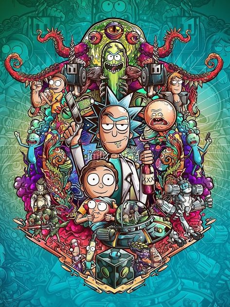 Drawing Rick And Morty, Trippy Rick And Morty, Morty Drawing, Rick And Morty Image, Rick And Morty Tattoo, Rick And Morty Drawing, Rick And Morty Poster, Rick Y Morty, Play Games