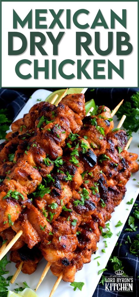 Mexican Chicken Kebab, Mexican Chicken Kabobs On The Grill, Mexican Chicken Kabobs, Mexican Chicken Skewers, Chicken Thigh Recipe Mexican, Grilled Mexican Recipes, Mexican Bbq Chicken, Mexican Skewers, Mexican Kabobs