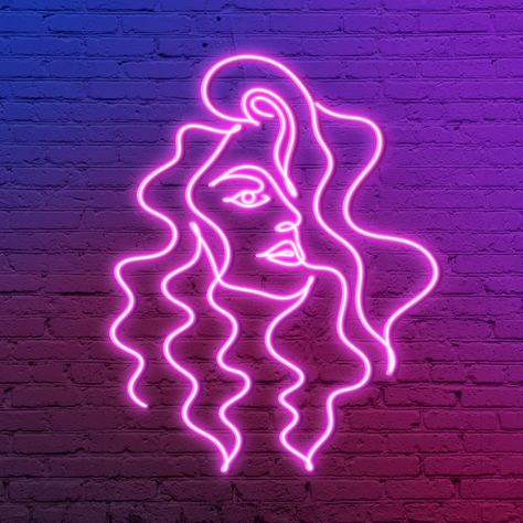 Hair Neon Sign, Nail Signs, Neon Sign Art, S Logo Design, Led Projects, Hair Salon Decor, Photoshop Tutorial Design, Sign Board, Lit Wallpaper