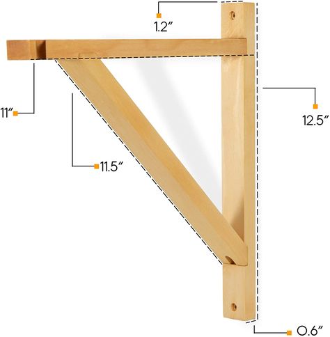 Wood Shelf Bracket, Diy Pendant Lamp, Wooden Shelf Brackets, Diy Shelf Brackets, Wood Shelf Brackets, Diy Shelf, Diy Wood Shelves, Wall Plant Hanger, Wall Shelving Units