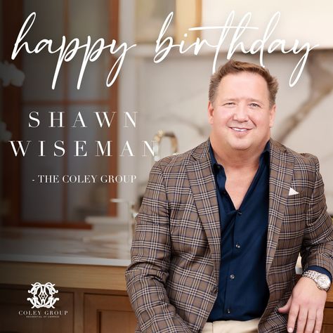 Join us in wishing Shawn a HAPPY BIRTHDAY! 🥳⁠ ⁠ Shawn always has a smile on his face and loves to help people achieve their dream of new homeownership!⁠ ⁠ Shawn is a problem solver and educator, making him an excellent asset to our team! If you're looking for new construction, Shawn is your guy, as this has been a love and specialty of his!⁠ ⁠ We are so lucky to know you, Shawn! Here's to another amazing year ahead! 🎂🎉⁠ ⁠ #happybirthday #celebrate #hbd #thecoleygroup #raleigh #raleighnc #rale... Problem Solver, Smile On, Raleigh Nc, Home Ownership, Help People, New Construction, A Love, A Smile, Join Us