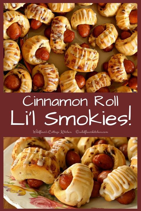 Breakfast Lil Smokies Recipes, Lil Smokies Recipes, Little Smokies Recipes, Smokies Recipe, Little Smokies, Lil Smokies, Breakfast Crescent Rolls, Simple Retro, Christmas Breakfast