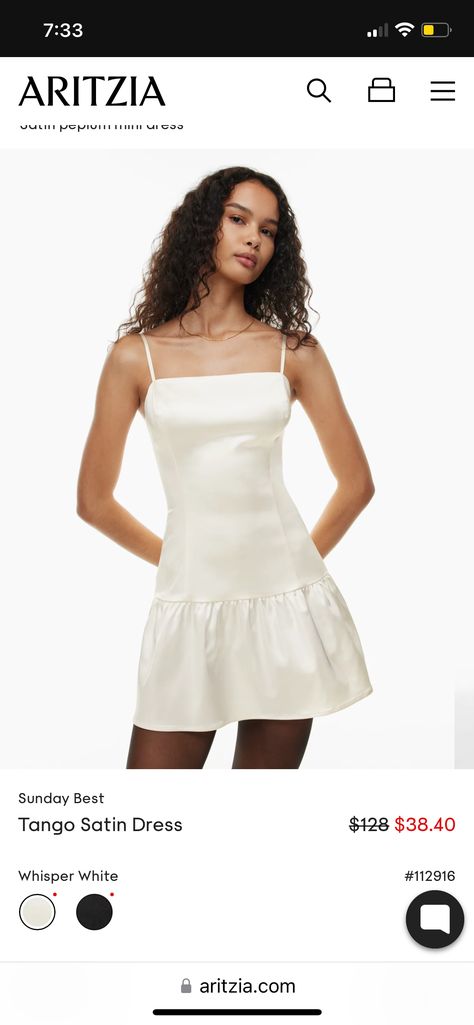 Short White Dress, Bridal Wardrobe, Party 2023, Aritzia Dress, Tango Dress, Sheer Tights, White Short Dress, Blazer Shirt, Dreamy Dress