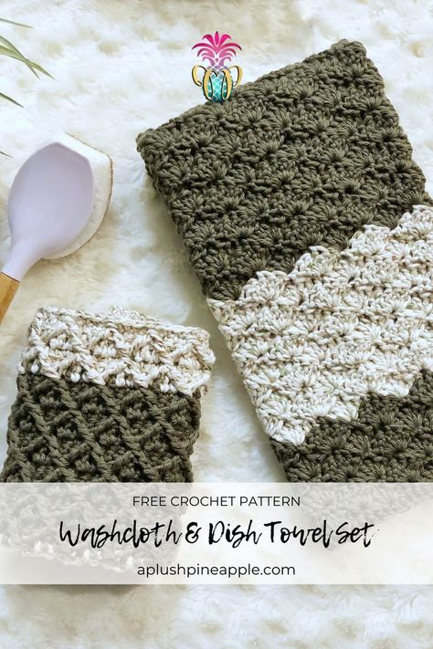 Crochet Dishcloth Set, Crochet Farmhouse Dishcloth, Kitchen Towel Crochet Pattern, Crochet Kitchen Towels Pattern Free, Crochet Dish Towels Pattern Free, Crochet Hand Towels Pattern Free, Crochet Kitchen Patterns, Crochet Towel Pattern, Crochet Kitchen Items