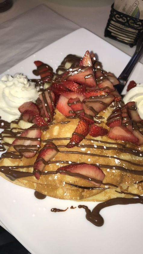 food, nutella, strawberries, crepes, dessert Crepes Dessert, Food Nutella, Nutella Strawberries, Strawberry Crepe, Strawberry Crepes, Nutella Crepes, Strawberry Breakfast, Food Out, Text Quotes