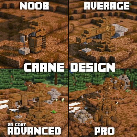 Ideas For Minecraft, Minecraft Building Blueprints, Minecraft Building Guide, Minecraft Steampunk, Minecraft Images, Minecraft Structures, Bangunan Minecraft, Minecraft Drawings, Minecraft Farm