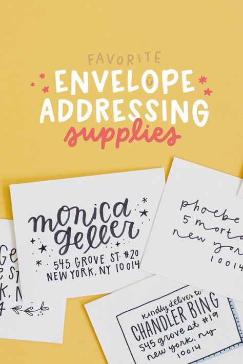 Shop cards, tees, digitals, and more! Creative Addressing Envelopes, Calligraphy On Envelopes, Letter Envelope Design Ideas, Hand Addressed Envelopes, Addressing Christmas Envelopes, Envelope Addressing Creative, Addressing Envelopes By Hand, Cute Envelope Addressing, Holiday Envelope Addressing