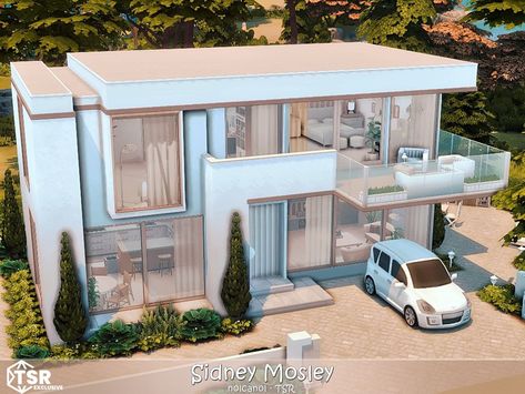 Sims 4 Houses The Sims Resource, Sims4 Lots No Cc, Ts4 Cc Lots House, Sims No Cc House, Sims 4 House Cc Lot, Sims 4 Cc Lots Modern Houses, Sims 4 No Cc House, Sims Modern House, Sims 4 Lots Residential