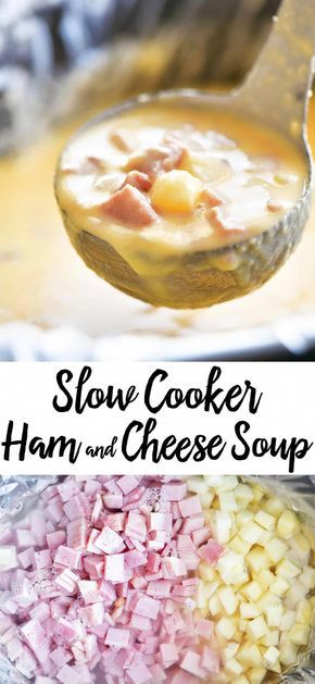 Slowcooker Ham, Ham And Cheese Soup, Soup Crockpot, Dinner Soup, Ham And Potato Soup, Slow Cooker Ham, Cheese Soup Recipes, Ham Cheese, Soup Dinner