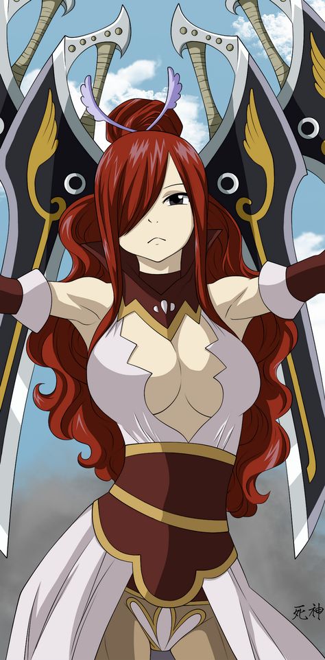 Erza Scarlet (25) by KrazyKamikaze44 on DeviantArt Erza Scarlet Ataraxia Armor, Erza Scarlet Armor, Lineart Coloring, Fairy Tail Girls, Fairy Tail Art, Fairy Queen, Erza Scarlet, Dragon Slayer, Tokyo Ghoul