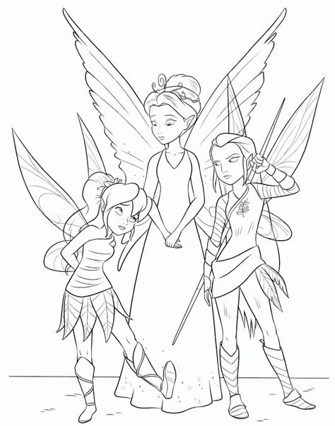 disney fairies coloring page Tinkerbell Neverbeast, The Neverbeast, Tinkerbell Coloring Pages, Tinkerbell And Friends, Fairy Drawings, Fairy Coloring Pages, Fairy Coloring, Disney Fairies, Princess Coloring