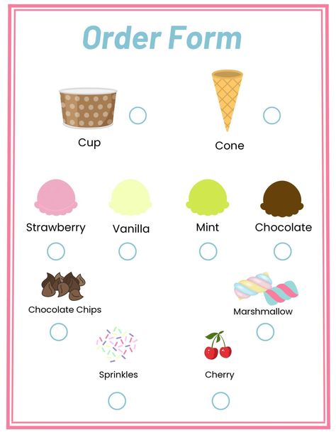 Ice Cream Shop Free Printables, Paper Squishy Ice Cream Shop, Paper Ice Cream Shop, Paper Ice Cream Crafts, Diy Ice Cream Shop, Play Ice Cream Shop, Menu Ice Cream, Pretend Play Ice Cream, Ice Cream Ideas