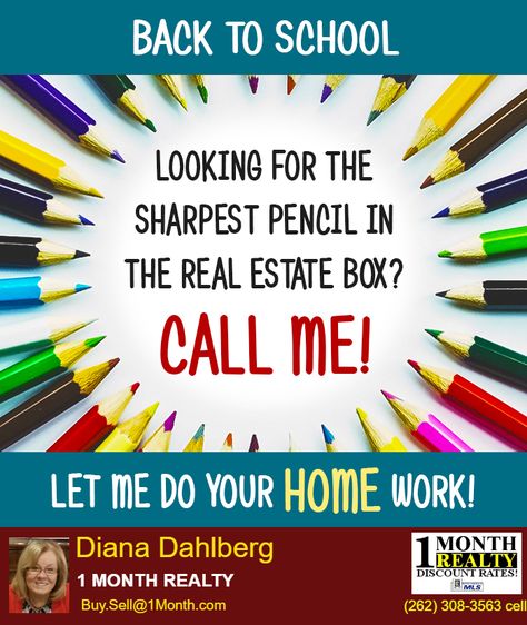 Back to School!  Real Estate Agent Pop Bys Real Estate, Real Estate School, Real Estate Memes, Back To School Special, Sharp Pencils, Realtor Marketing, Home Work, School Looks, Selling Real Estate