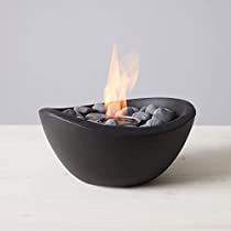 Check this out! Fire Bowl Table, Tabletop Fire Bowl, Concrete Fire Pit, Concrete Table Top, Portable Fireplace, Tabletop Fireplaces, Tabletop Firepit, Wood Fire Pit, Fire Pit Bowl