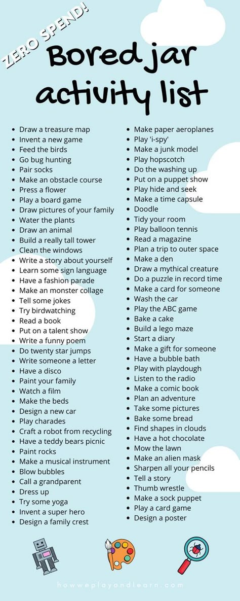 Bored Jar Activity List, Bordem Busters, Activity Jar, Activity List, Bored Jar, Summer Fun For Kids, Kids Memories, Things To Do With Kids, List Of Activities