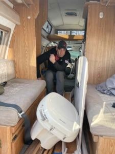 1997 Ford Coachman Conversion Camper Van Remodel: Assess, Repair and Strip - Humans Outside Camper Van Remodel, Conversion Camper Van, Chinook Rv, Van Remodel, Camper Tops, Van Interior, Rv Remodel, Interior Work, Camping Ideas