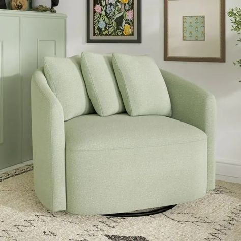 Walmart Presidents' Day Sale 2024: 10 Home Deals You Can't Afford to Miss | Apartment Therapy Velvet Accent Chair, Swivel Accent Chair, Drew Barrymore, Green Chair, Comfy Chairs, Single Sofa, Cool Chairs, Reading Nook, Swivel Chair