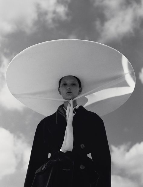 Sara Grace, Jack Davison, Big Hats, Large Hat, Mode Editorials, Cow Girl, Fashion Photography Editorial, 2019 Fashion, 인물 사진