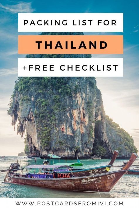 Thailand Packing List for 2 weeks with downloadable checklist #SoutheastAsia #Thailand #packinglist Packing List For 2 Weeks, 2 Weeks In Thailand, Thailand Packing List, Thailand Packing, Thailand Vacation, Thailand Trip, Thailand Travel Tips, Thailand Travel Guide, Packing List For Vacation