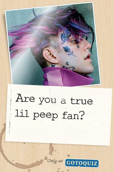 "are you a true lil peep fan?" My result: Your score is 70% Lil Peep Songs To Listen To When, Lil Peep Songs, Lil Peep And Lil Tracy, Lil Peep Drawing, Lil Peep Quotes, Lil Peep Pfp, Peep Pfp, Peep Lyrics, Lil Peep Aesthetic