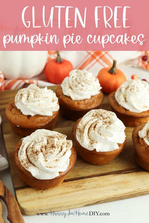 Crustless Gluten Free Pumpkin Pie Cupcakes Crustless Gluten Free Pumpkin Pie, Gluten Free Crustless Pumpkin Pie, Pumpkin Pie Cupcakes Recipe, Pumpkin Pie Cupcakes, Gluten Free Pumpkin Pie, Crustless Pumpkin Pie, Pie Cupcakes, Gluten Free Crust, Easy Gluten Free Desserts