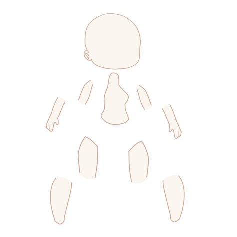 Gacha Base Body, Body Type Drawing, Chibi Body, Body Tutorial, Cute Eyes Drawing, Body Base Drawing, Paint Brush Art, Body Pose Drawing, Easy Drawings Sketches