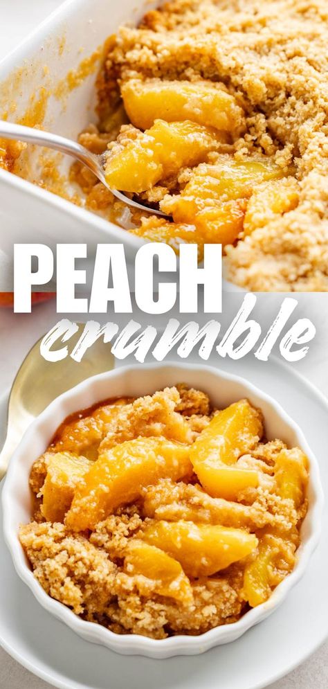 Discover the joy of a homemade peach crumble – a dessert as easy as pie but twice as delicious. Peach Crumble With Canned Peaches, Fruit Crisp Recipe, Delicious Cheesecake Recipes, Yummy Cheesecake, Cinnamon Crumble, Peach Crumble, Amazing Chocolate Cake Recipe, Peach Crisp, Fruit Crisp