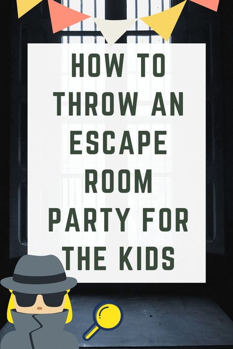 Escape Room Party, Escape Room Diy, Escape Room Challenge, Escape Room For Kids, Spy Party, Escape Room Game, Mystery Party, Party Room, Kids Ideas