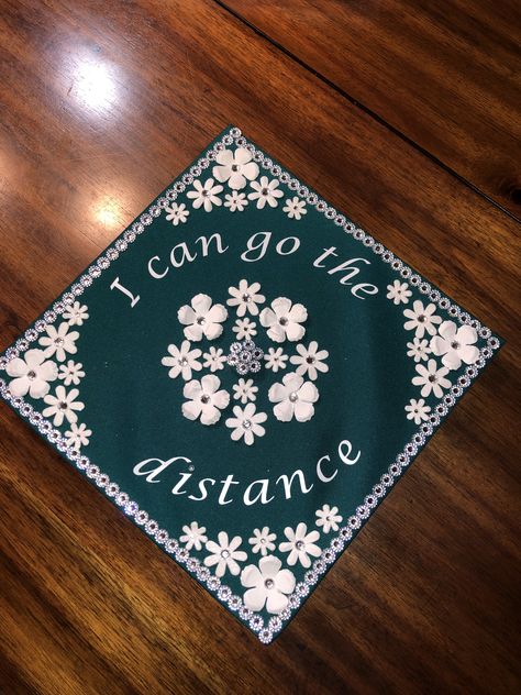 Hercules Graduation Cap, Percy Jackson Graduation Cap, I Can Go The Distance, Grad Caps, Cap Decoration, Cap Ideas, Graduation Caps, Go The Distance, Graduation Cap Decoration