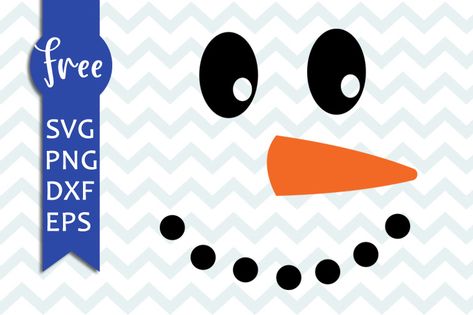 Snowman Face Svg Free, Svg Free Christmas, Face Svg Free, Free Christmas Svg Files, Snowman Face Svg, Free Christmas Svg, Grinch Face Svg, Cricut Svg Files Free, Cricut Christmas Ideas