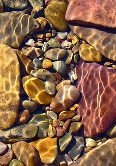 This gorgeous shot was taken on the Couer d'Alene River in Idaho by heatherk - https://www.flickr.com/phot... :-) - thanks for the credit info Trish! Foto Tips, Alam Semula Jadi, Stone Rocks, Rocks And Minerals, Amazing Nature, Rock Art, Belle Photo, Mother Earth, Nature Beauty