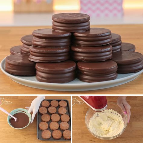 Receta de alfajores marplatenses tipo... - Recetas de postres