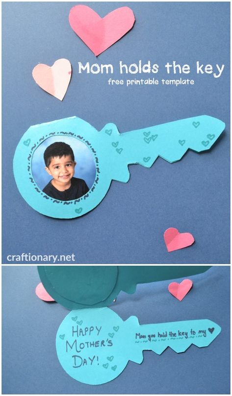 Mother's Day Crafts For Preschoolers, Key Printable, Mothers Day Crafts Preschool, Flower Wall Hanging Decor, Room Hanging Decor, Diy Paper Wall Hanging, Mothers Day Cards Craft, Easy Mother's Day Crafts, Diy Mother's Day Crafts