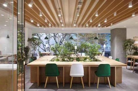 Corporate Office Design Executive, Interior Design Styles Guide, Cafeteria Design, Office Interior Design Modern, Modern Office Interiors, Corporate Office Design, Modern Office Design, Office Interior, Restaurant Interior