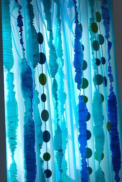 30+ Best Under The Sea Decor Ideas & Designs That Your Kids Will Love Ocean Party Decorations, Underwater Birthday, Party Streamer, Underwater Party, Ocean Birthday Party, Ocean Birthday, Sea Baby Shower, Ocean Party, Sea Birthday Party