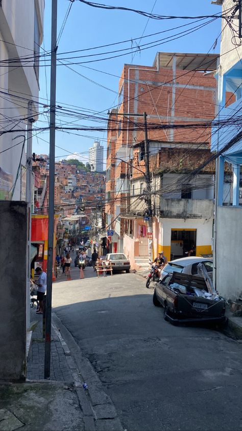 Brazil Street, Favelas Brazil, Brazil Culture, Life Vision Board, City Vibe, City Wallpaper, City Lights, Rio De Janeiro, Brazil