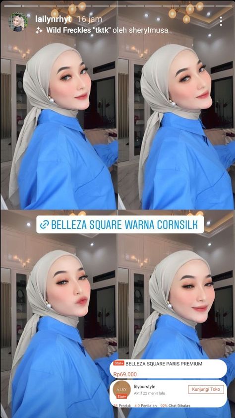 Aksesoris Hijab, Girls Hijab, Vest Tops, Review Produk, Hijab Tutorial, Vest Top, Indonesia, Ootd, Quick Saves