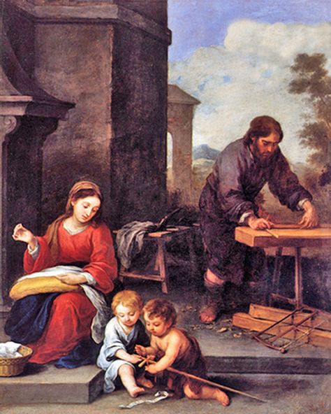 St Joseph Pictures, Joseph The Carpenter, Gospel Of Luke, Dc United, Jesus And Mary Pictures, Angel Images, Oil Painting Reproductions, Catholic Prayers, John The Baptist