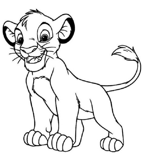 The Lion King Coloring Pages | Free Printable Nala Drawing, Lion King Coloring Pages, Embroidery Hoop Art Tutorial, Nala Lion King, Drawing Pictures For Kids, King Drawing, Lion King Drawings, Disney Illustration, Disney Canvas