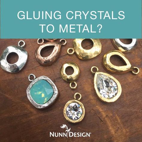 Gluing Crystals to Metal?   Last week a conversation came up on Facebook about what type of glue is the best to use for gluing crystals onto a base metal, such as pewter.  It was a really good question and one that I didn’t have a good answer to. So I decided to do some researching. Here are some articles that I thought were helpful in forming my awareness of the options. http://www.nunndesign.com/gluing-crystals-metal/?utm_source=blog&utm_medium=pinterest&utm_campaign=gluing_crystals_to_metal&u Best Glue For Jewelry Making, Metal Glue, Best Glue, Pewter Jewelry, Jewelry Education, Bone Necklace, Work Diy, Crafty Mama, Stamped Jewelry