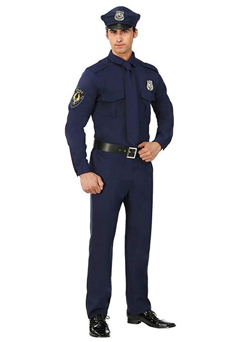 Men's Cop Costume X-Large Blue - mardi gras outfit casual costume design costume ideas makeup costumes halloween carnaval carnival st patricks day party oufit fashion outfits gift ideas fashion outfits for celebration party dress up simple buy decorations costumes for teens simple inspirations bestfriend easy creative adult carnival birthday party theme products Independence Day Labor Day trends funny trendy outfits veterans day group cool funny fun - Policeman Outfit, Police Halloween Costumes, Formal Uniform, Cop Outfit, Police Officer Costume, Police Outfit, Cop Uniform, Police Costume, Police Uniform