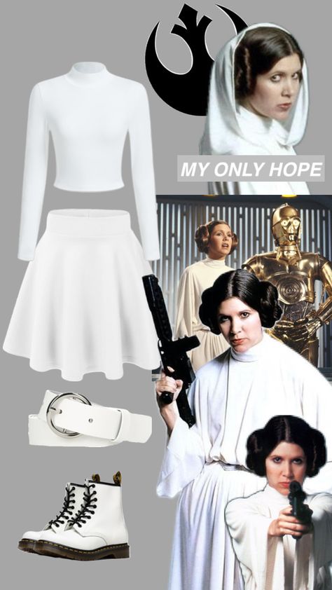 Star Wars Inspired Outfits, Princess Leia Cosplay, Star Wars Disneybound, Star Wars Makeup, Disney Bound Outfits Casual, Friend Costumes, Star Wars Fashion, Disneyland Outfits, Halloween Party Outfits