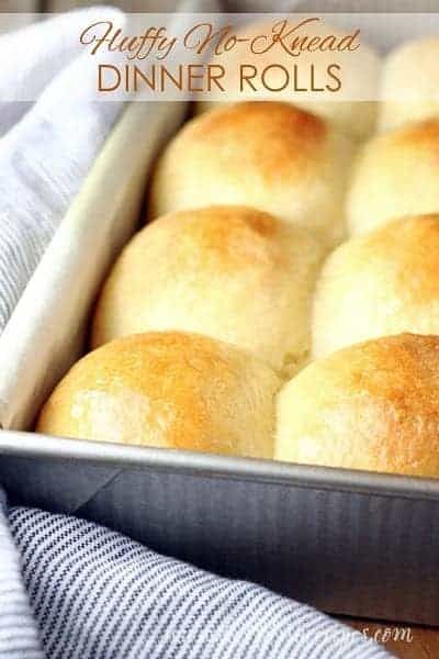 Fluffy No-Knead Dinner Rolls | Let's Dish Recipes Quick Buns, Honey Oat Bread, Homemade White Bread, Sugar Bread, Bread Rolls Recipe, Tasty Bread Recipe, Recipe Tin, Biscuit Rolls, Homemade Dinner Rolls