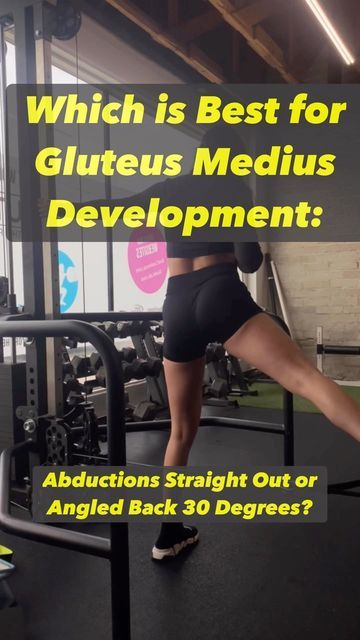 Bret Contreras PhD on Instagram: "Standing hip abductions work the glute medius very similarly when going straight out vs angled back 30 degrees. Do both for maximum upper glute development! Athlete: @allegranicole_" Bret Contreras Glutes Workout, Bret Contreras Glutes, Bret Contreras, Glute Medius, Gluteus Medius, Gym Time, Glutes Workout, Get Fit, Equestrian