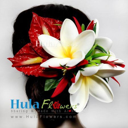 Flowers Costume, Frangipani Wedding, Tropical Bridal Bouquet, Hawaiian Flower Hair, Tahitian Costumes, Tropical Hair, Hawaiian Hairstyles, Wedding Checklist Budget, Polynesian Dance