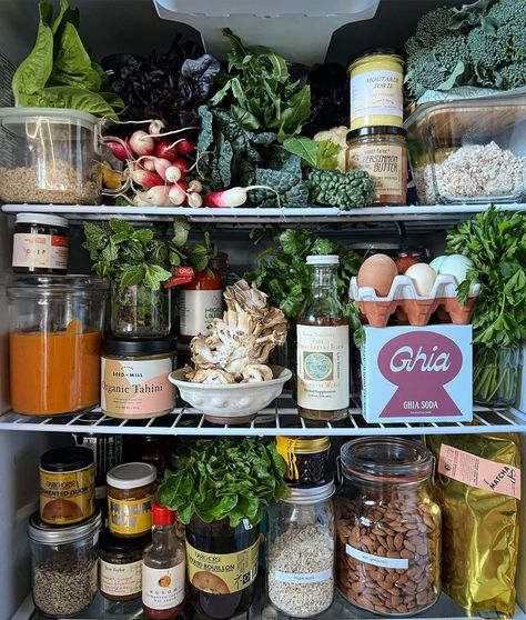 Healthy Fridge, Behind Closed Doors, Green Girl, Green Juice, Closed Doors, Dijon, Tahini, Pretty Food, Organization Hacks