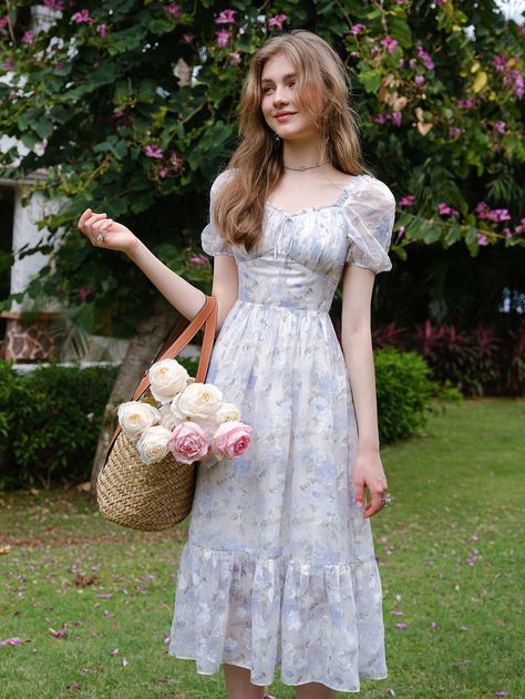 Cottagecore Dresses, Edwardian Wedding, Modest Outfit, Cottagecore Outfits, Cottagecore Fashion, Dress Cottagecore, Cottagecore Dress, Aesthetic Things, Cottagecore Aesthetic