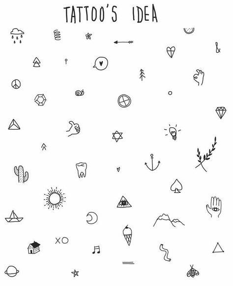 ✰pinterest//@chloealcindorr✰ Drawing Ideas Tiny, Tiny Doodle Ideas, Lots Of Tiny Tattoos, House Music Tattoo Ideas, Star Tiny Tattoo, Very Tiny Tattoos, Mini Tattoos Music, Tiny House Tattoo, Thumbs Up Tattoo